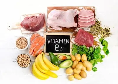 Products with Vitamin B6.