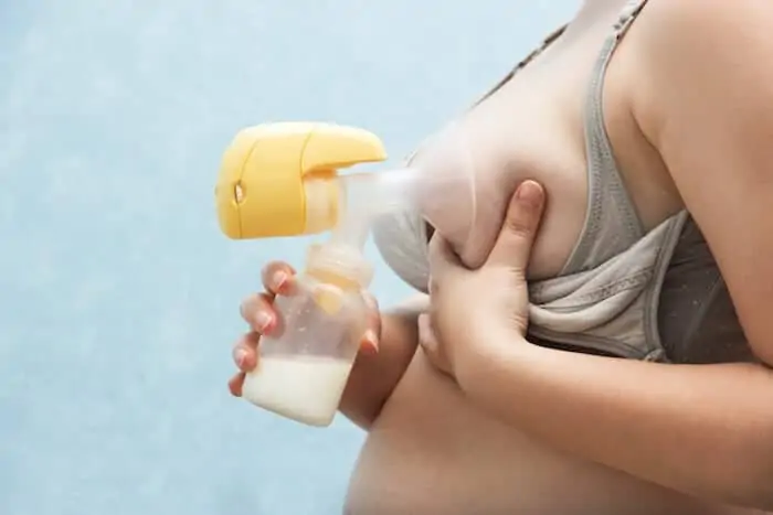 pumped breast milk