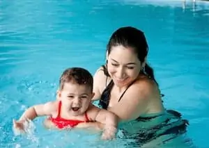 Swim after cesarean delivery
