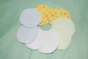 round shape breast pads