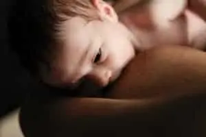 Baby latch breastfeeding