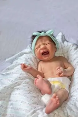 baby cries out while sleeping