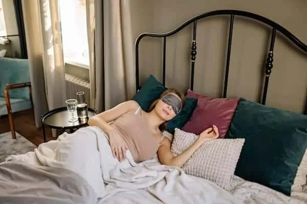 woman relax sleeping