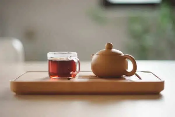 tea on tray