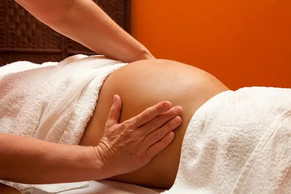 massage time for pregnant woman